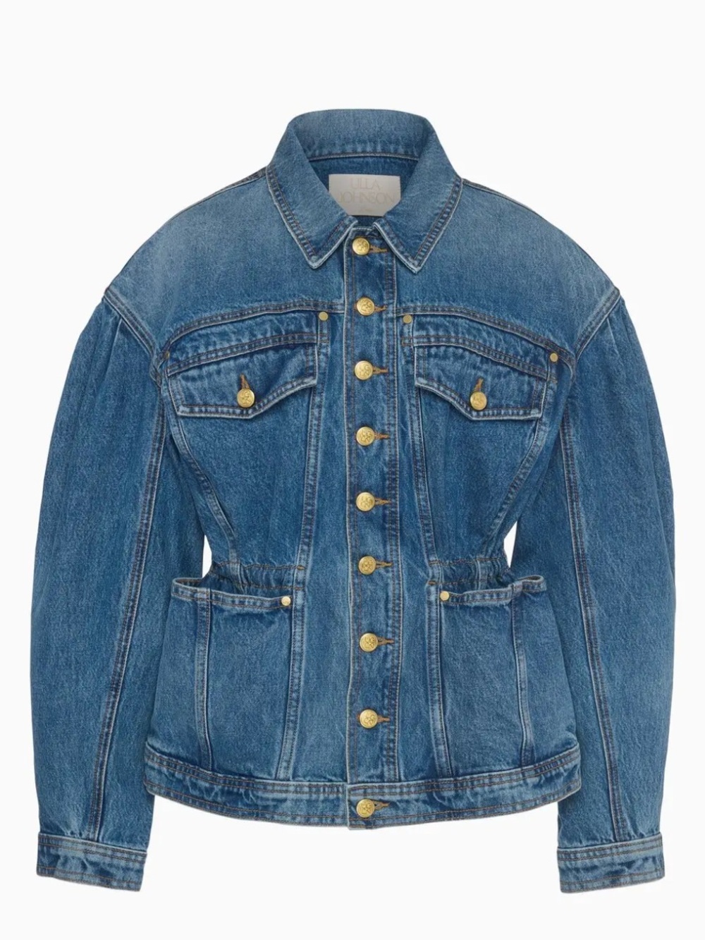 New Ulla Johnson Odette Denim Jacket Size XS